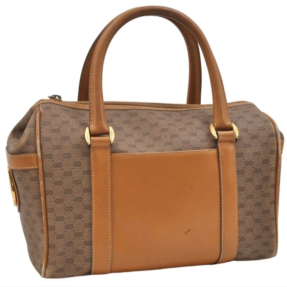 Gucci Handbags - Beautiful Vintage Authentic Gucci Micro GG small boston bag